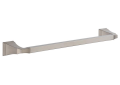 DELTA® 75118-SS Dryden™ Towel Bar, 18 in L Bar, 3-1/8 in OAD x 1-3/4 in OAH, Brass, Stainless Steel, Import