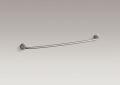 Kohler® 11372-BN Sculpted Towel Bar, Forte®, 30 in L Bar, 3-3/4 in OAD x 2-1/2 in OAH, Metal, Vibrant® Brushed Nickel