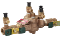 Watts LF009-QT 0391002 1/2 inch Female Lead Free Bronze Body Reduced Pressure Backflow Preventer with Quarter Turn Valves