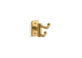 Kohler(R) K-35927-2MB Castia(TM) by Studio McGee Double Robe Hook - Vibrant Brushed Moderne Brass