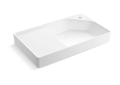 Kohler(R) K-31557-0 Spacity(R) 30" Fireclay Vanity Top with Integrated Square Sink - White