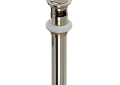 Rohl 0127DOFPN Push Drain with Overflow - Polished Nickel