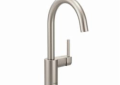 Moen® 7365SRS Align™ Kitchen Faucet, 1.5 gpm Flow Rate, High-Arc Spout, Spot Resist Stainless, 1 Handles, No, Import