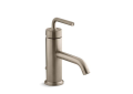 Kohler® 14402-4A-BV Bathroom Sink Faucet, Purist®, 1.2 gpm Flow Rate, 2-1/2 in H Spout, 1 Handles, Pop-Up Drain, 1 Faucet Holes, Vibrant® Brushed Bronze, Function: Traditional