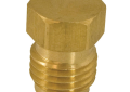 Jones Stephens™ F40016 Plug, 3/8 in Nominal, Flare, Brass