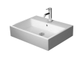 DURAVIT 2350600000 Vero Air Furniture Washbasin With Overflow, Rectangle Shape, 23-5/8 in L x 18-5/8 in W x 6-1/2 in H, Wall Mount, Ceramic, White, Import