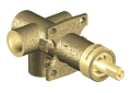 Moen® 3375 2-Function Transfer Valve, 1/2 in C Inlet x 1/2 in C Outlet, Brass Body, Import
