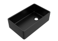 Rohl AL3220AF1-63 Allia 32" Fireclay Single Bowl Apron Front Kitchen Sink - Matte Black