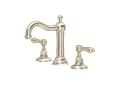 Rohl A1409LMSTN-2 Acqui C-Spout Widespread Bathroom Faucet - Satin Nickel