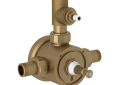 Perrin & Rowe U.5555BO Thermostatic Valve Pressure Balance Rough-in, 1.75 gpm Flow Rate, Import