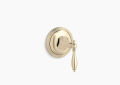 Kohler K-T10303-4M-AF  Finial(R) Traditional  Valve Trim With Lever Handle for Volume Control Valve - Vibrant French Gold