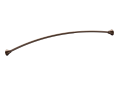 Moen® CSR2172OWB Tension Curved Shower Rod, 1 in Dia x 57 to 60 in L Rod/Track, 430 Stainless Steel, Old World Bronze, Import