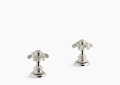 Kohler K-98068-3M-SN Artifacts(TM) Artifacts(R) Bathroom Sink Prong Handles - Vibrant Polished Nickel