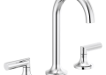Brizo® 65375LF-PCLHP Odin® Widespread Lavatory Faucet, 1.5 gpm Flow Rate, 6-3/16 in H Spout, 6 to 16 in Center, Polished Chrome, 2 Handles, Import