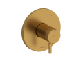 Riobel TRUTM45BG Riu 1/2" Thermostatic & Pressure Balance Trim with 5 Functions (Shared) - Brushed Gold