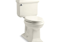 Kohler® 3818-96 2-Piece Toilet, Memoirs® Classic Comfort Height®, Elongated Bowl, 16-1/2 in H Rim, 12 in Rough-In, 1.6 gpf, Biscuit