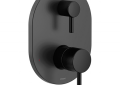 Moen UT3290BL Align Matte Black M-CORE 3-Series With Integrated Transfer Valve Trim - Matte Black