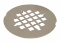 Jones Stephens™ D4005BN Snap-In Shower Strainer, 4-1/4 in Nominal, Brushed Nickel