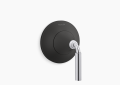 Kohler K-T23955-4-CBL Tone(TM) MasterShower(R) Transfer Valve Trim - Polished Chrome with Matte Black