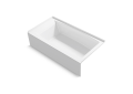 Kohler(R) K-26108-RA-0 Entity(R) 60" x 32" Alcove Bath with Right Drain - White