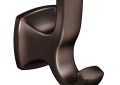 Moen® YB5103ORB Voss™ Robe Hook, (2) Hooks, 2.8 in OAH 1.77 in OAW 2-1/2 in OAD, Import