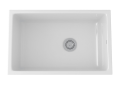 Rohl 6307-00 Allia Undermount Kitchen Sink - White