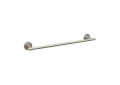 DELTA® 75918-SS Trinsic® Towel Bar, 18 in L Bar, 3-5/16 in OAD x 1-1/8 in OAH, Brass, Stainless Steel, Import