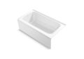 Kohler(R) K-25831-LA-0 Avec(R) 60" x 32" Alcove Bath, Left Drain - White