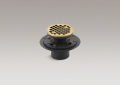 Kohler® 9135-PB ClearFlo™ Round Shower Drain, PVC/Brass Drain