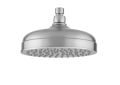 Jaclo® S308-ORB S308 Roaring 20'S Traditional Showerhead, 1 Sprays, Ceiling Mounting, 8 in Head