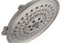 DELTA® 52687-SS Universal Raincan Shower Head With Adjustable Arm, 2.5 gpm, 1 Sprays, 6-19/64 in Head, Import