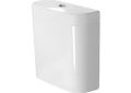 DURAVIT 0934100092 Happy D.2 Toilet Tank With Dual Flush Mechanism, 1.6/0.8 gpf, Top Button Flush, White, Import