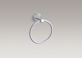 Kohler® 13435-CP Towel Ring, Coralais®, 7-1/8 in Ring, 3-5/8 in OAD x 7-15/16 in OAH, Metal, Polished Chrome