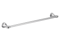 Moen® YB0524CH Colinet™ Towel Bar, 24 in L Bar, 2 in OAH x 3-5/8 in OAD, Stainless Steel/Zinc, Import