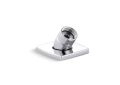 Kohler® 14789-CP Loure® Hand Shower Holder, Deck Mount, For Use With Handshowers, 1/2-14 NPT Connection, Solid Brass