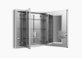 Kohler® 99011-NA Verdera® Triple Door Medicine Cabinet, 4-3/4 in OAL x 40 in OAW x 30 in OAH, Anodized Aluminum