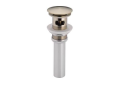 Brizo® RP72414BN Pushbutton Activated Pop-Up Drain Assembly, Brushed Nickel, Brass Drain