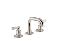 Kohler(R) K-35908-4-SN Castia(TM) by Studio McGee Widespread Bathroom Sink Faucet, 1.2 GPM - Vibrant Polished Nickel