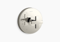 Kohler K-TS73115-3-SN Composed(R) Rite-Temp(R) Valve Trim with Cross Handle - Vibrant Polished Nickel