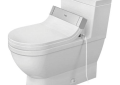 DURAVIT 2120010001 Starck 3 1-Piece Toilet, 15.74 in H Rim, 12 in Rough-In, 1.28 gpf Flush Rate, White