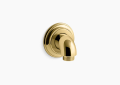 Kohler K-22173-PB Bancroft(R) Wall-Mount Supply Elbow with Check Valve - Vibrant Polished Brass