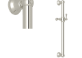 ROHL 1271PN 24" Grab Bar With Handshower Slide Rail - Polished Nickel