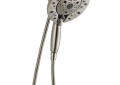 DELTA® 58480-SS25-PK In2ition® 2-in-1 Shower Head and Hand Shower Combo, 6-7/8 and 3-15/16 in Dia, 2.5 gpm Flow Rate, 60 to 82 in L Hose, Brilliance® Stainless Steel, Import