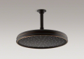 Kohler® 13694-2BZ Traditional Raincan Shower Head, 2.5 gpm Flow Rate, Ceiling Mount