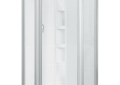 Sterling SP2275A-38S 27-9/16 inch x 72 inch Intrigue Neo-angle Shower Door - Silver with Smooth/Clear Glass Texture