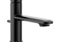Moen® 6504BL Greenfield™ High Arc Bathroom Faucet, 1.2 gpm Flow Rate, 3.18 in H Spout, 1 Handles, Lift Rod Drain, 1 Faucet Holes, Matte Black