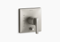 Kohler K-T99762-4-BN Honesty(R) Rite-Temp(R) Valve Trim with Push-Button Diverter - Vibrant Brushed Nickel
