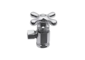 Newport Brass® 401X/15 Model 401X Angle Valve, 1/2-14 x 3/8 in Nominal, NPT x Compression End Style, Solid Brass Body, Polished Nickel