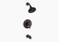Kohler® TS395-4-2BZ Bath/Shower Valve Trim, 2.5 gpm Shower, Oil Rubbed Bronze