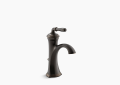 Kohler® 193-4-2BZ Devonshire® Bathroom Sink Faucet, 1.2 gpm Flow Rate, 5 in H Spout, 1 Handles, Pop-Up Drain, 1 Faucet Holes, Oil Rubbed Bronze, Function: Traditional